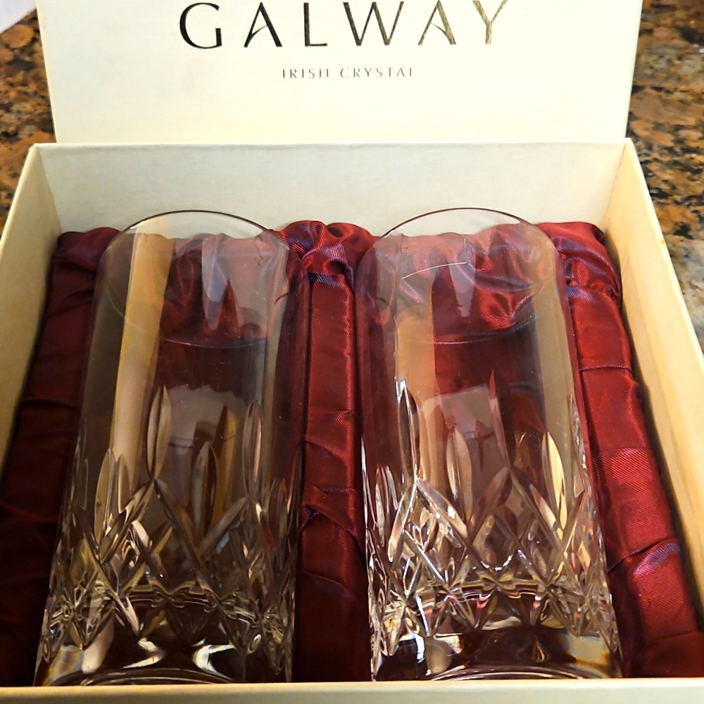 GALWAY IRISH CRYSTAL GLASSES